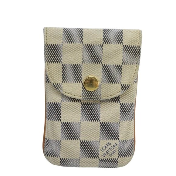 LOUIS VUITTON Damier Azur Etui Telephonne MM Cell Phone Case - Picture 11 of 15